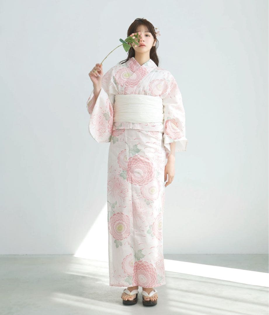 タイムセール！この夏浴衣欲しい方にオススメ♪かんたん着付け二部式浴衣3点セット