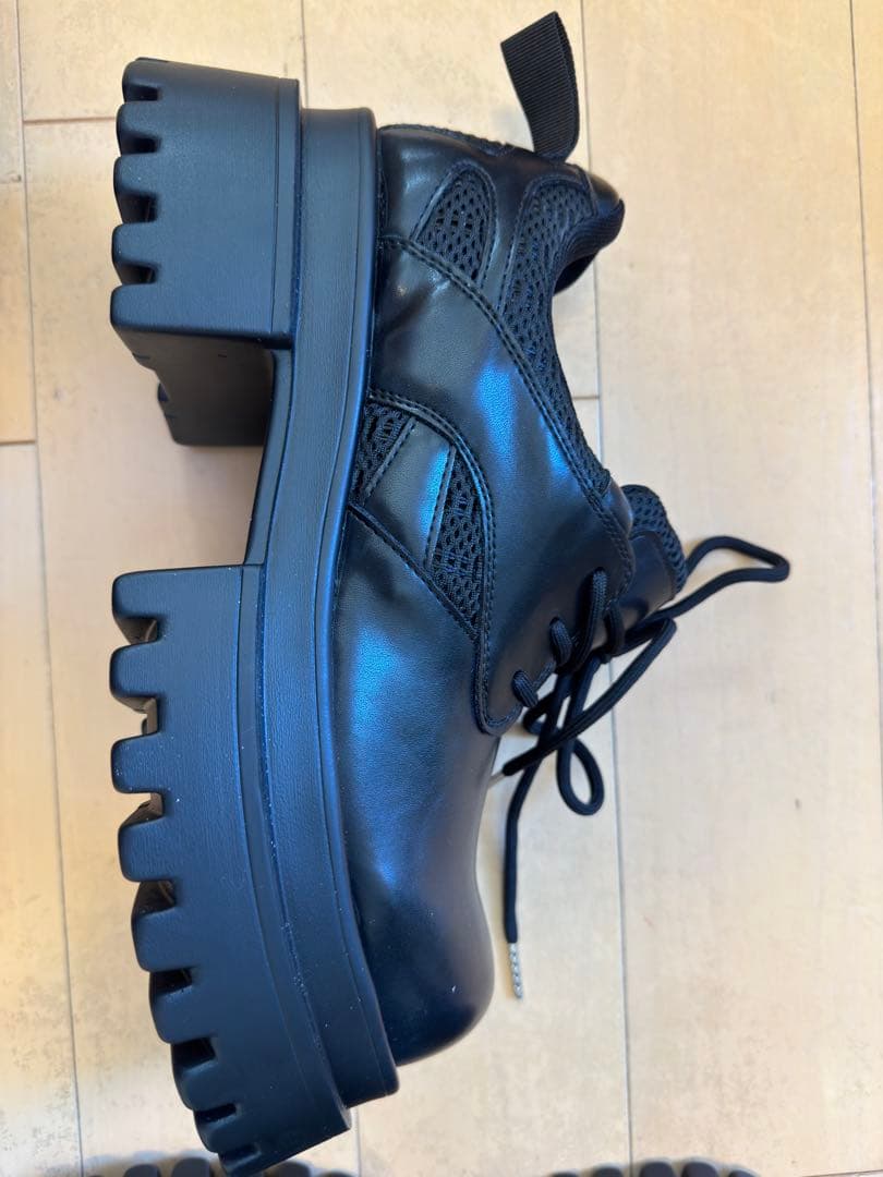 リマジン似　ダービーシューズ　厚底