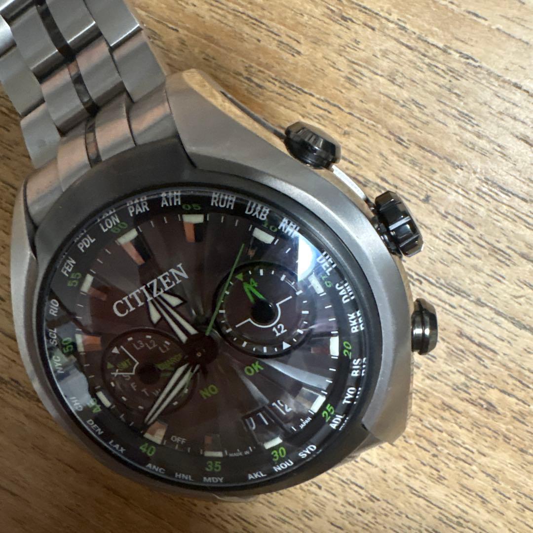 CITIZEN SATELLITE WAVE 腕時計中古　美品