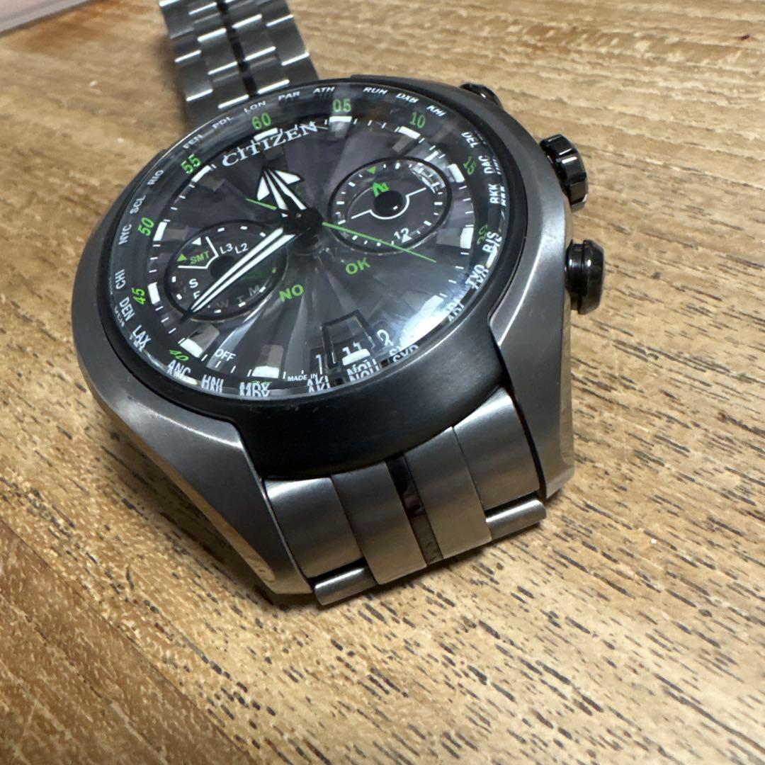 CITIZEN SATELLITE WAVE 腕時計中古　美品