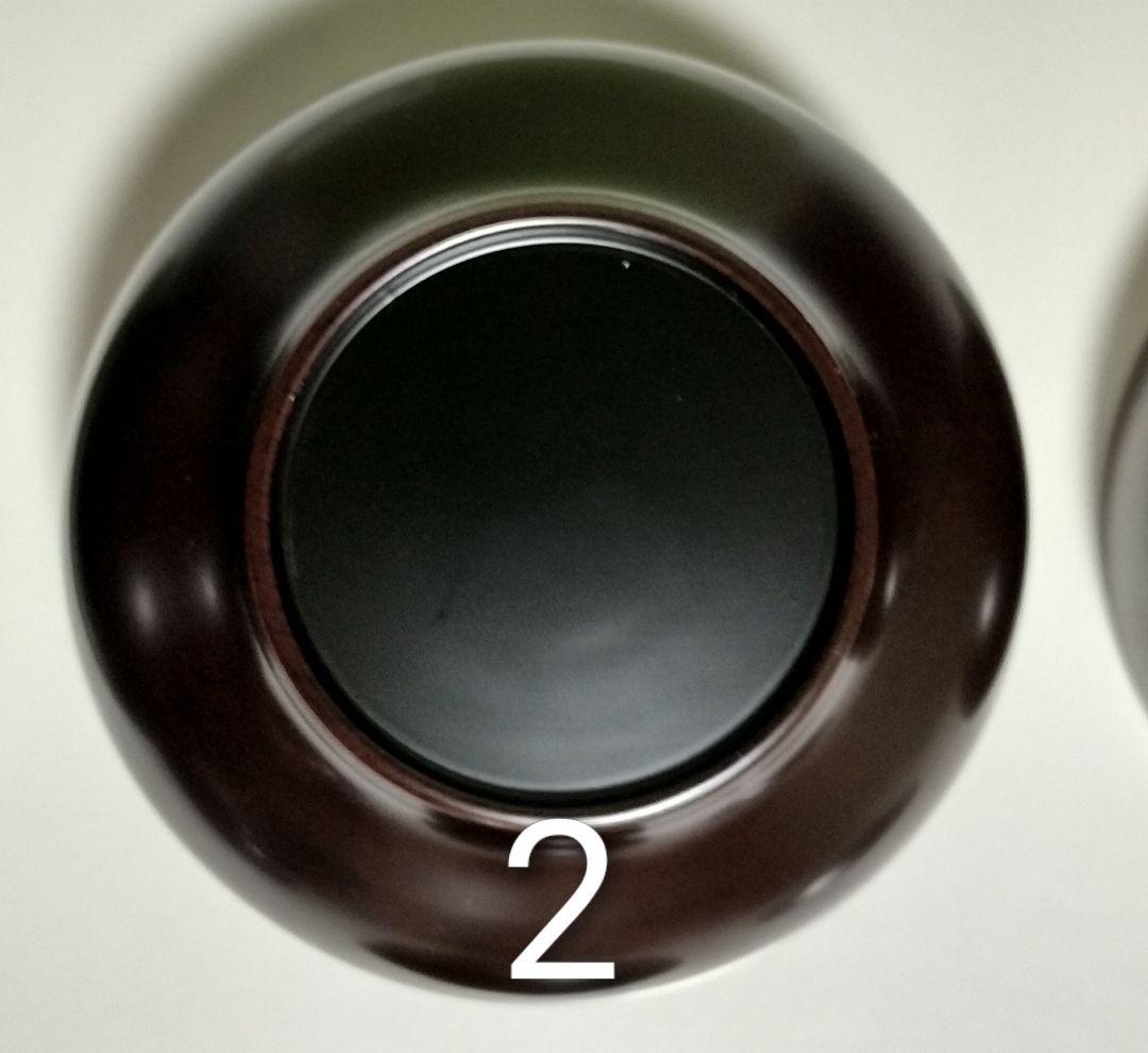 山中漆器　たに屋　木地呂内朱　ぼかし塗　応量器　1客　レアもの