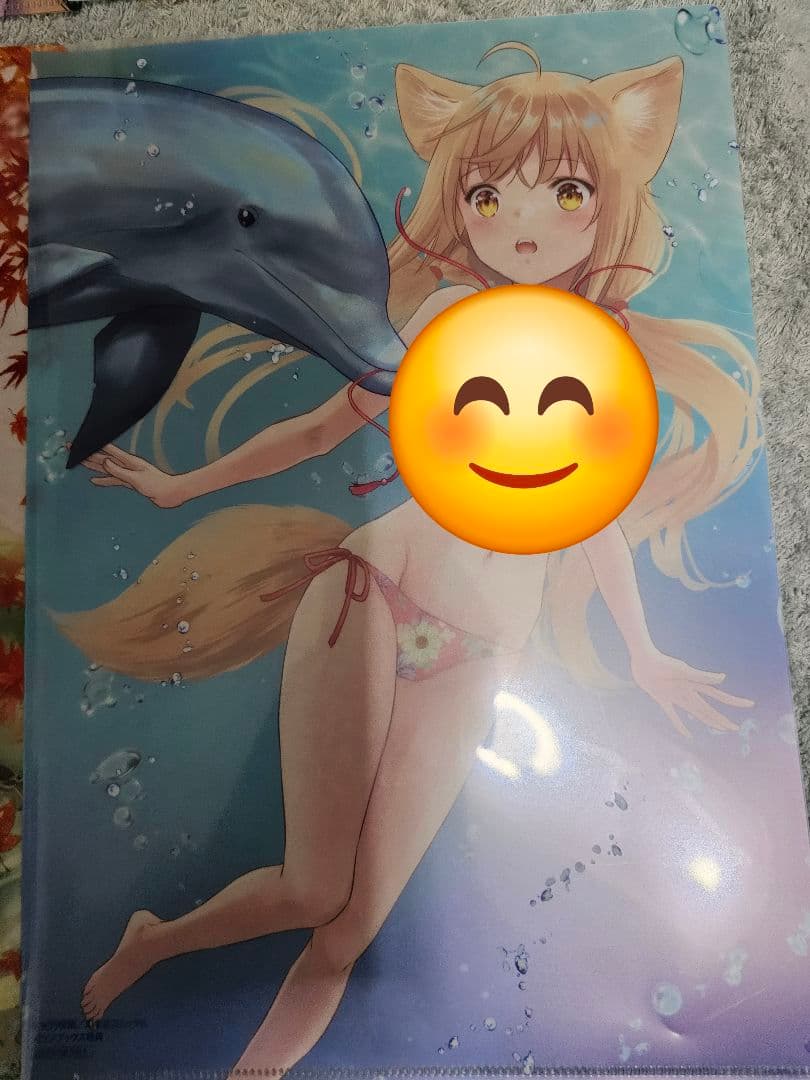 このはな綺譚 めくれるクリアファイル 冊子 ドックタグ ミニ色紙