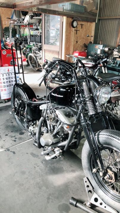 ハーレーショベル タンク Harley-Davidson ショベル，パンヘッド当時物