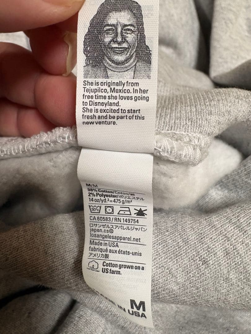 ロサンゼルスアパレル　パーカー　M 新品