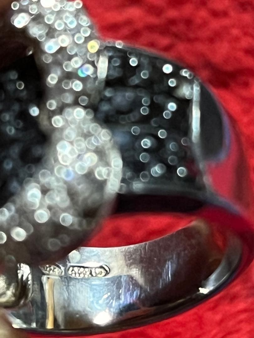 四つ葉のクローバー シルバーリングキュービックジルコニアCZ