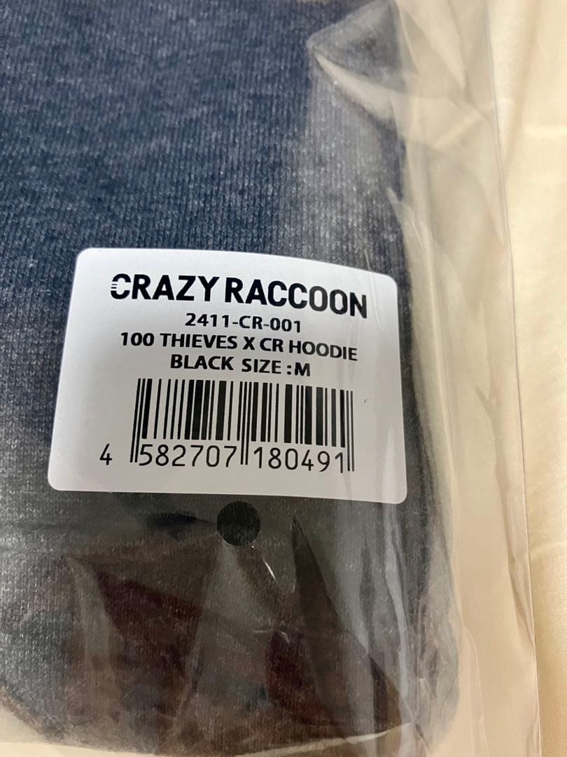a*u様 Crazy Raccoon 100Thieves パーカー ALGS札