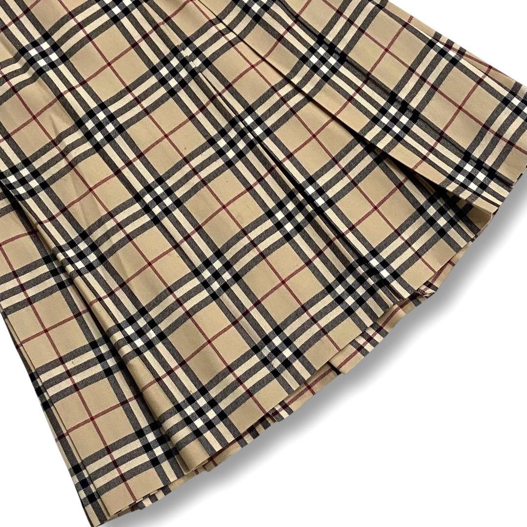 42★バーバリーロンドン ノバチェック 巻きスカート 大きいサイズ ベルト