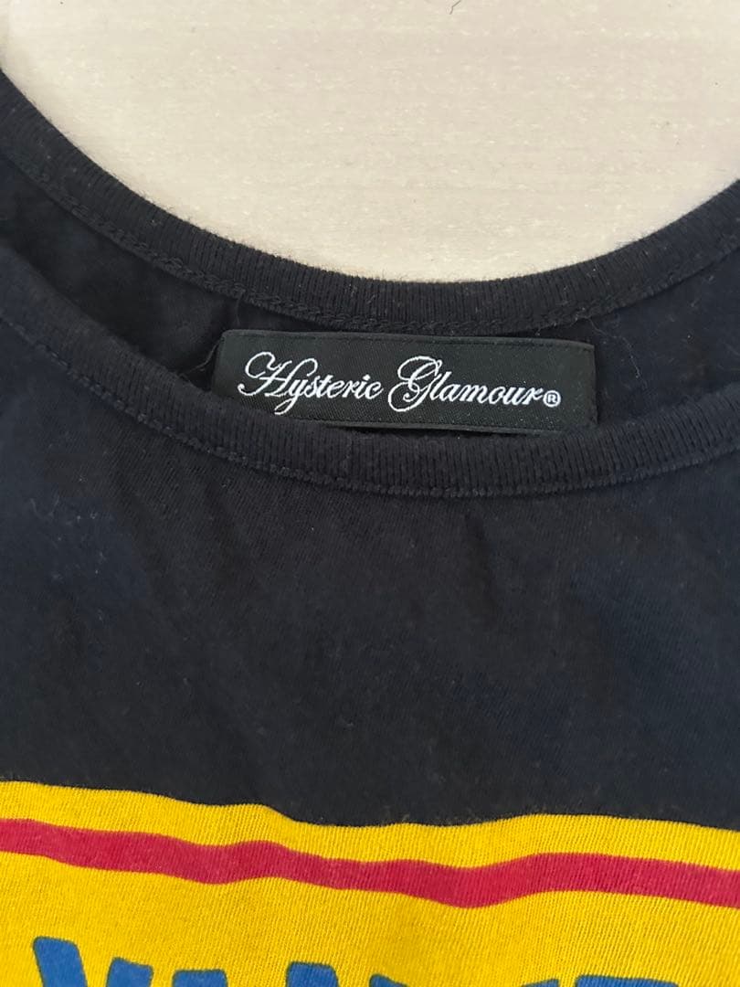 HYSTERIC グラフィックタンクトップ ブラック