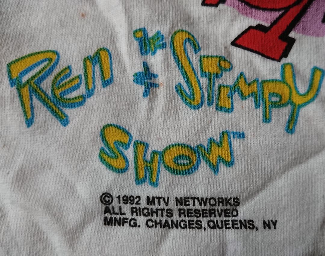 REN & THE STIMPY ビンテージ MTV Tシャツ VINTAGE