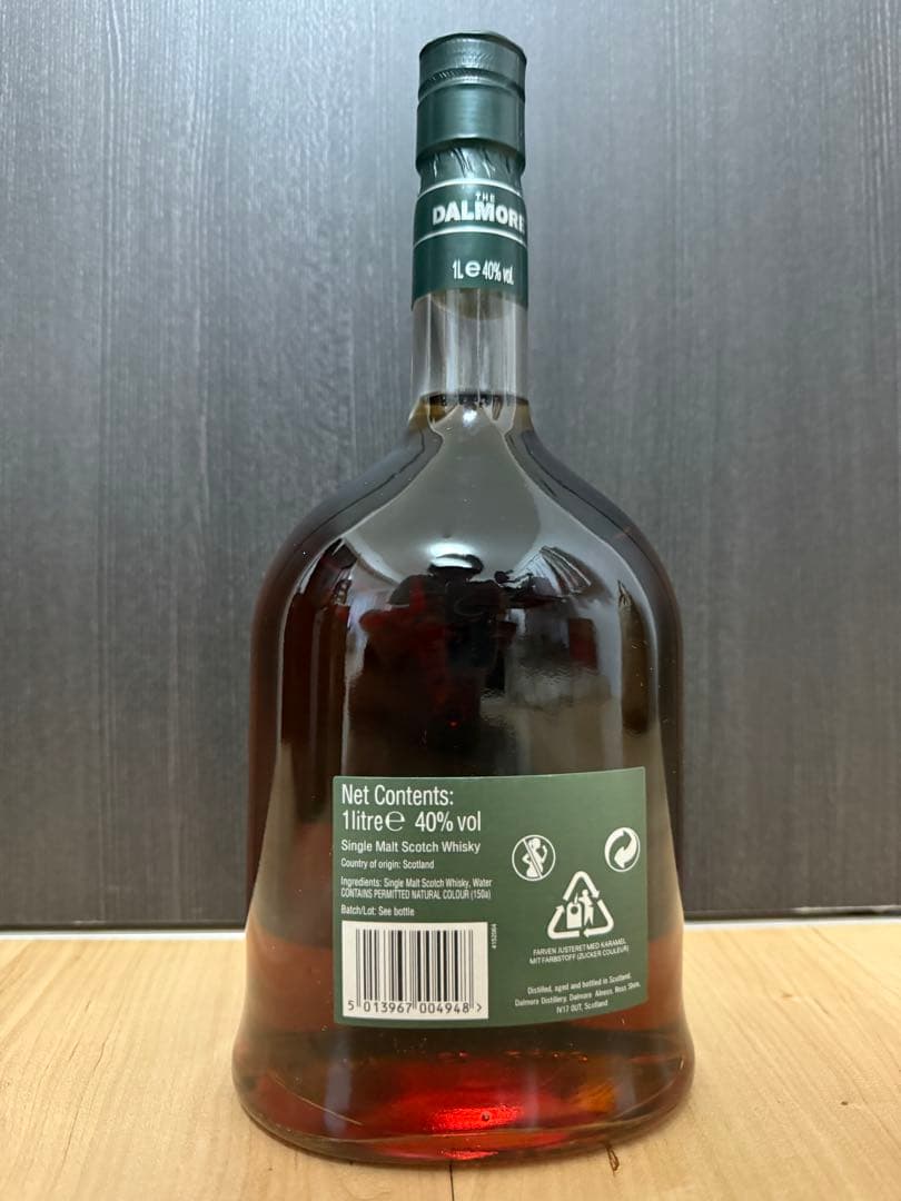 ダルモア 15年 シングルモルトウイスキー 1000ml