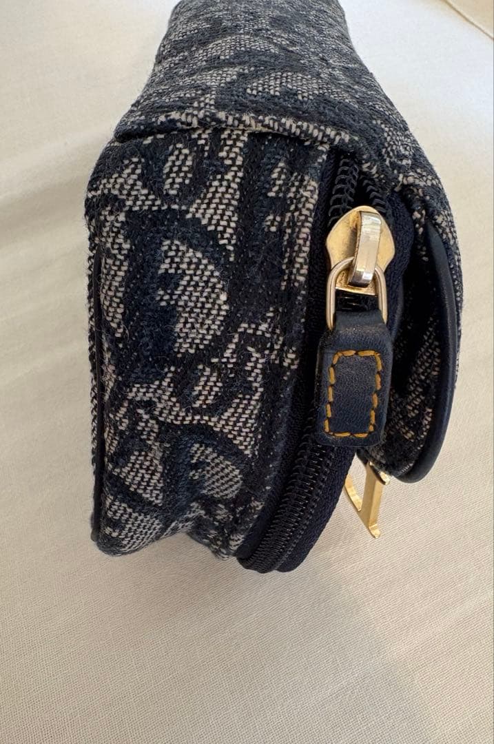 ディオール Dior コスメポーチ トロッター モノグラム ネイビー