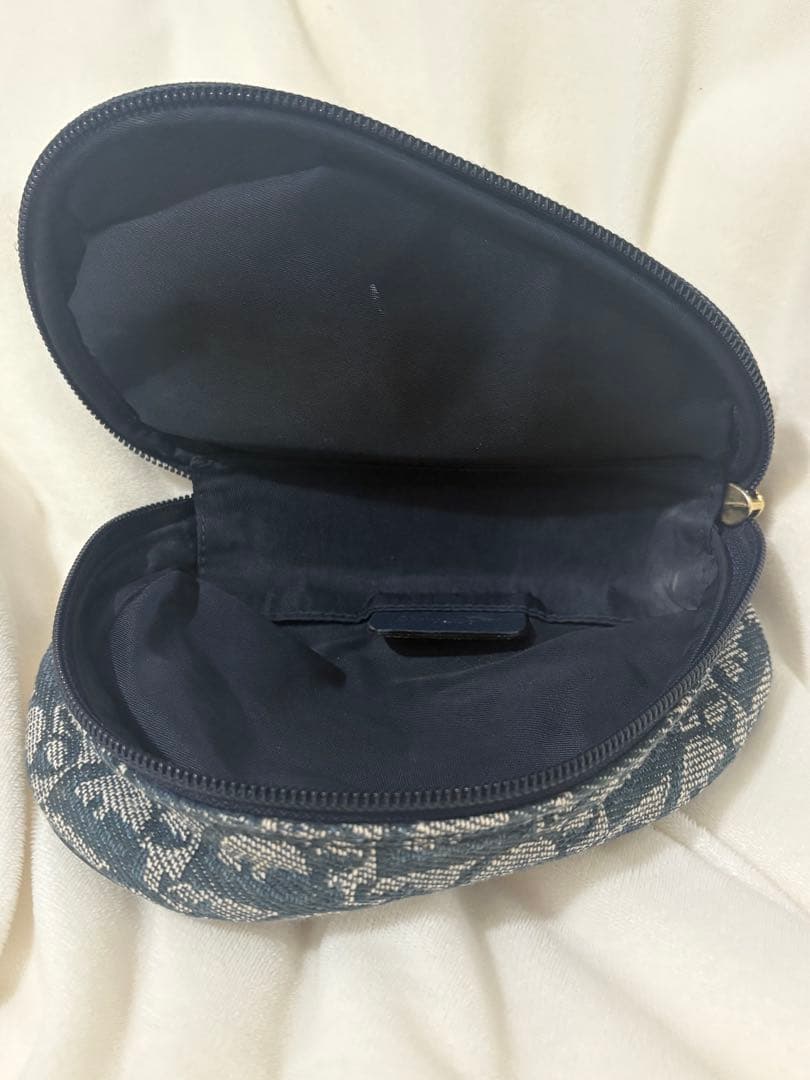 ディオール Dior コスメポーチ トロッター モノグラム ネイビー