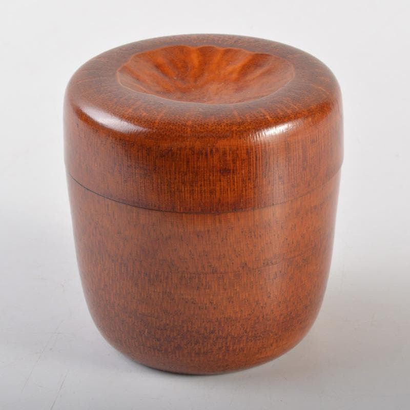 茶道具　中村宗悦作　竹中棗　銘「清風」　大徳寺 紫野 小田雪窓極め箱　V6397