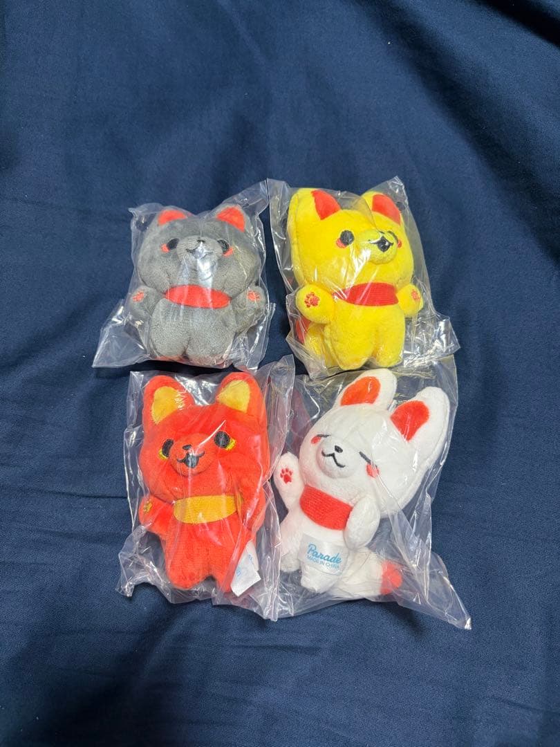 かみさまキツネとサラリーマン　 BIGぬいぐるみ　マスコット