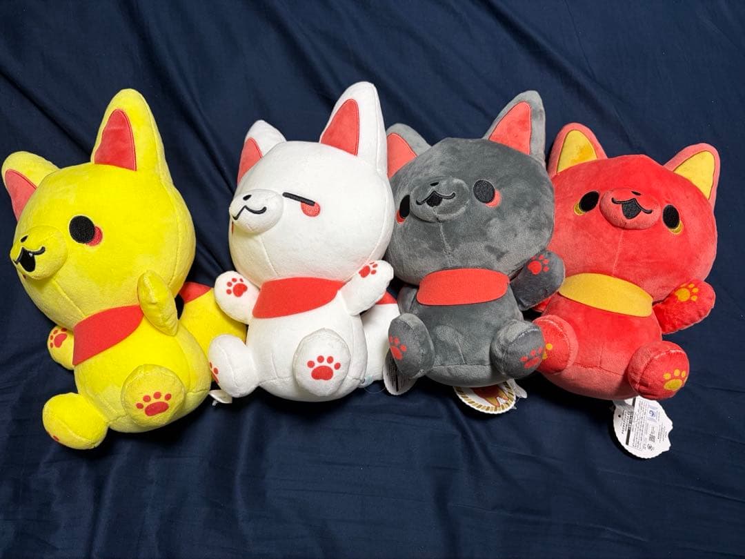 かみさまキツネとサラリーマン　 BIGぬいぐるみ　マスコット