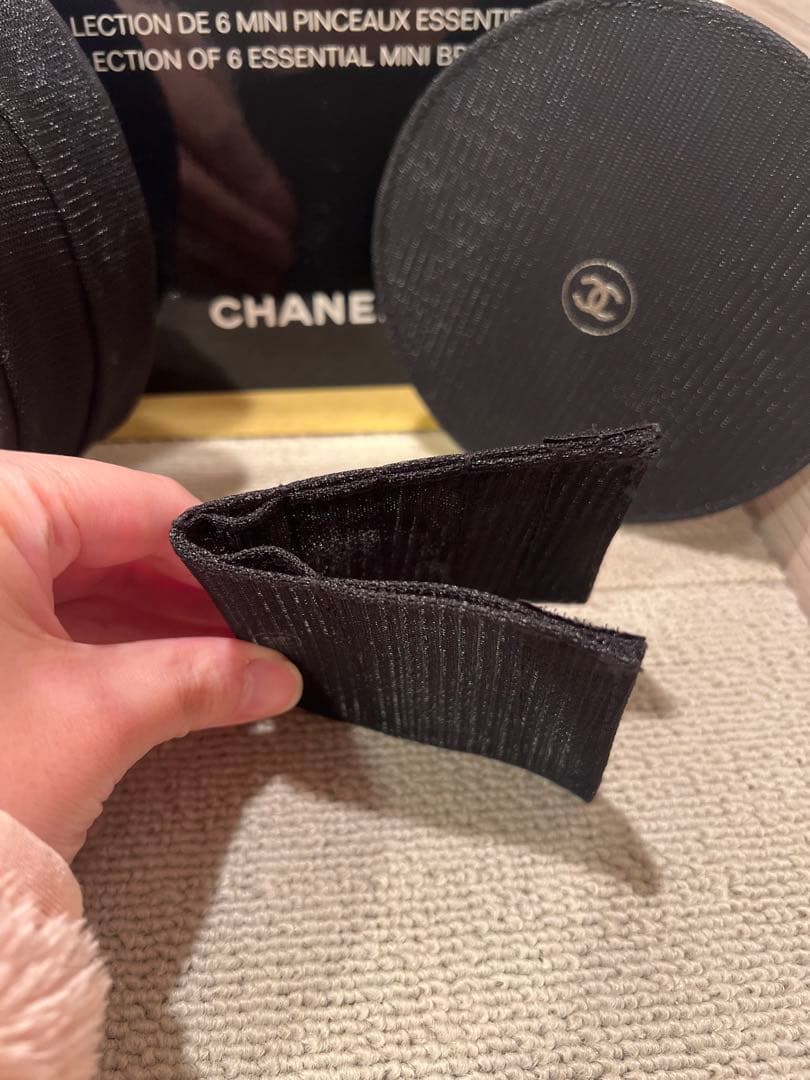 【限定品】CHANEL シャネル ポーチ ミラー ブラシセット シャネルコットン