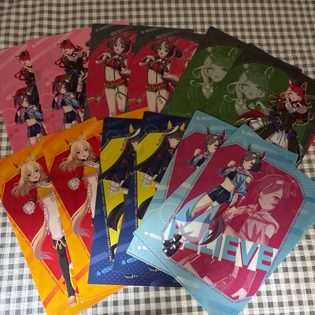 ファミマコラボ、ウマ娘クリアファイル 6枚セット✖️2 - メルカリ