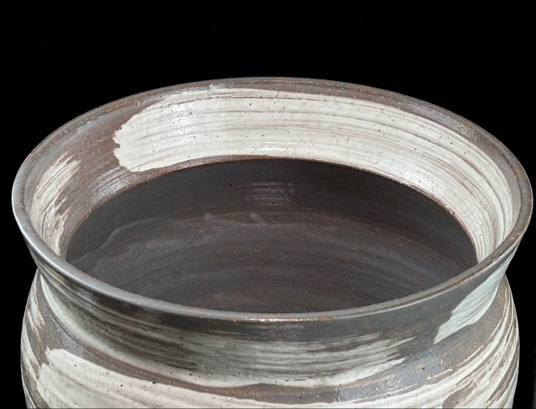 茶道具【宝寿】銘 刷毛目 水屋瓶（大）杉割蓋付 R811102 - メルカリ