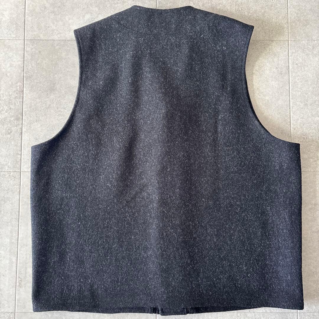 USA製 極美品 フィルソン マッキーノウールベスト L チャコールグレー