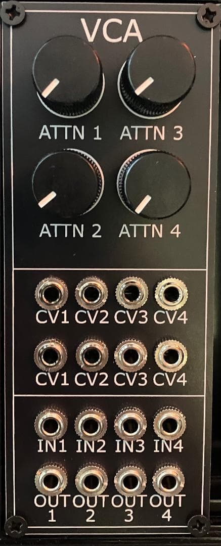 新品 モジュラーシンセ QUAD VCA ユーロラック