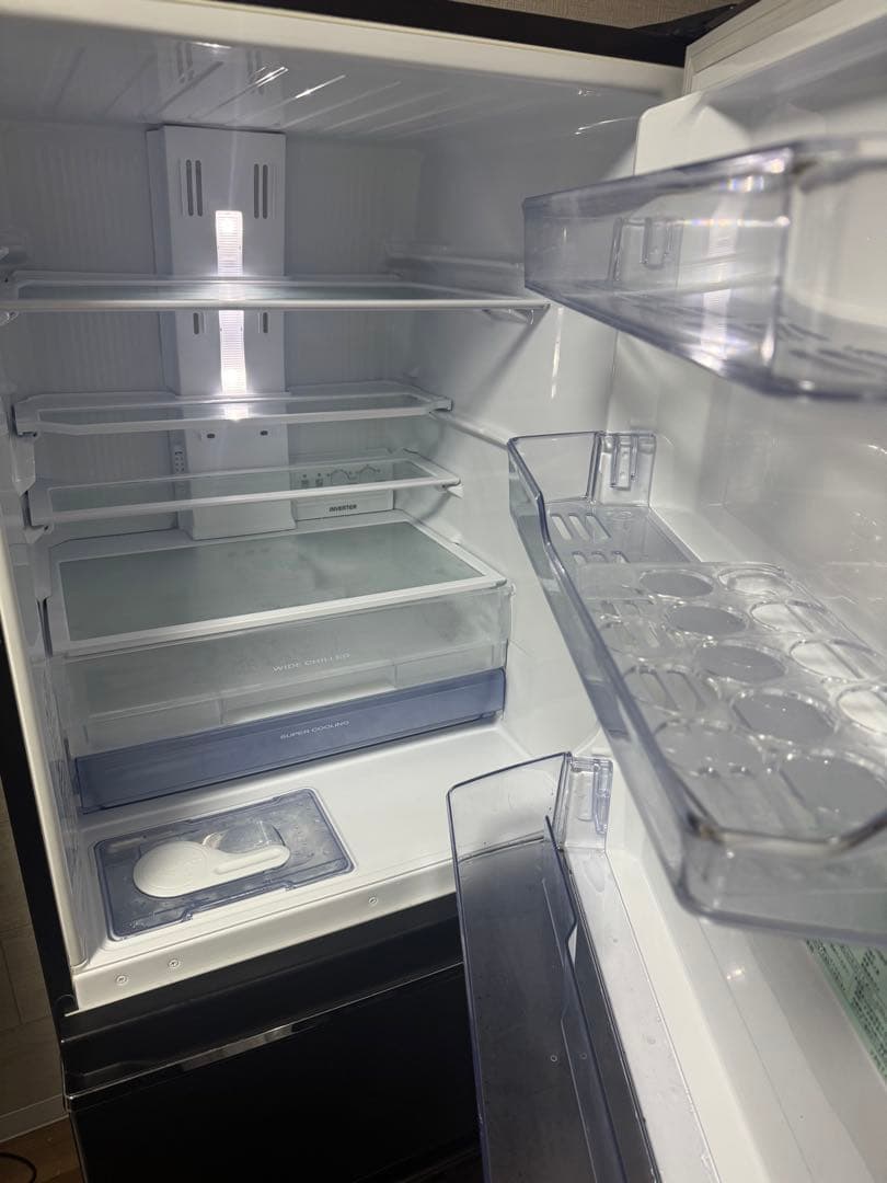 三菱:冷凍冷蔵庫330L(2〜3人用)ダークブラウン