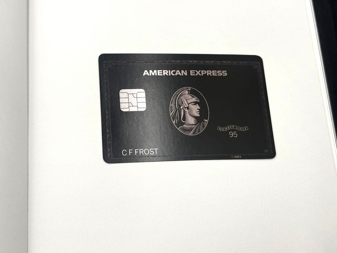 AMEX CENTURION カードサンプル 3種類 アメックス ブラックカード