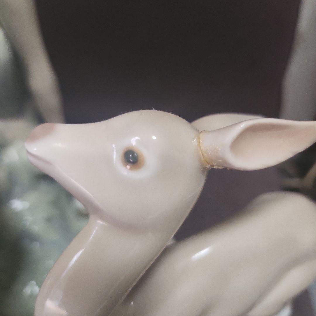 リヤドロ】少女と鹿 置物 可愛い インテリア 値下げしました!