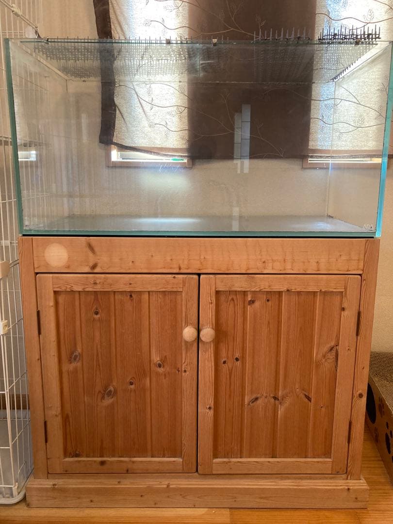 ADA キューブキャビネット 水槽台・木製べースセット 引き取り限定