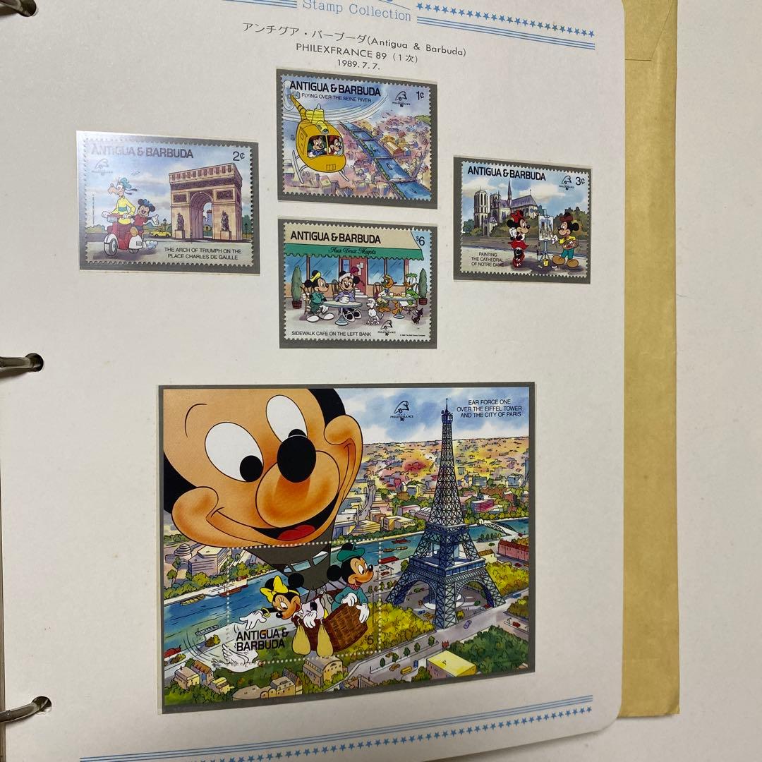専用 郵趣サービス社 1989〜1991年ディズニー切手コレクション45ページ