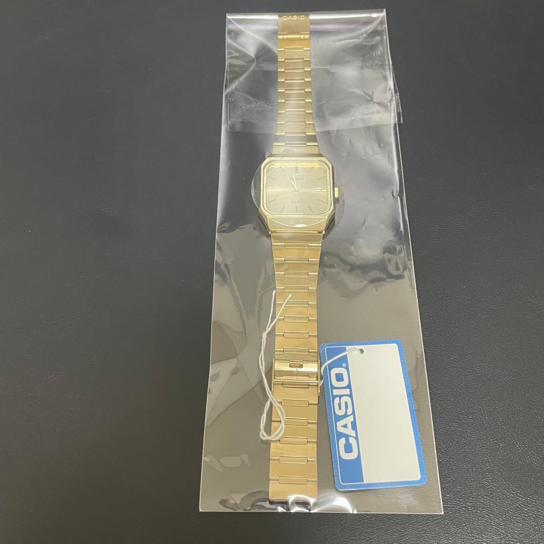 【新品】【希少】CASIO カシオ MTP-B185G-9A ゴールド