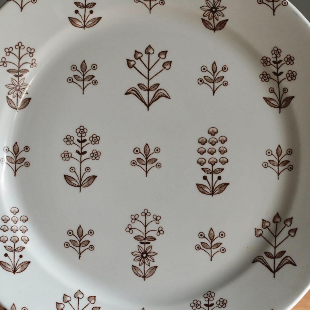 アラビア タペストリー プレート 大皿 古道具 アンティーク メインディッシュに