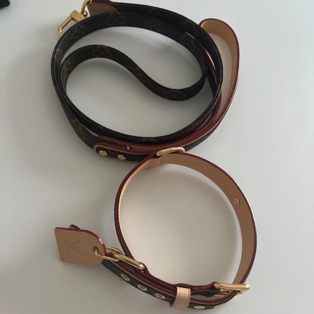 ルイヴィトン 犬用 リード LOUIS VUITTON ルイヴィトン モノグラム 犬