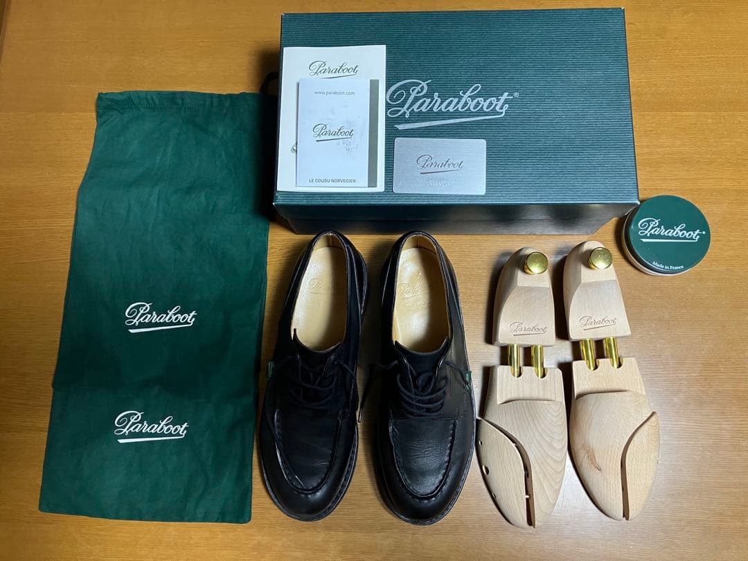 【1回着用のみ】パラブーツ シャンボード ブラック 7.5サイズ