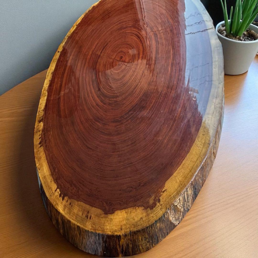 花梨✨一枚板テーブル 高級無垢材 ローテーブル 座卓 和モダン 天然