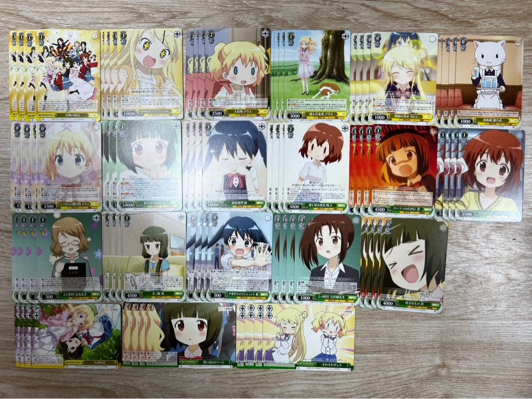 ヴァイスシュヴァルツ きんいろモザイク ノーマルTD4コン込RR以下4コン