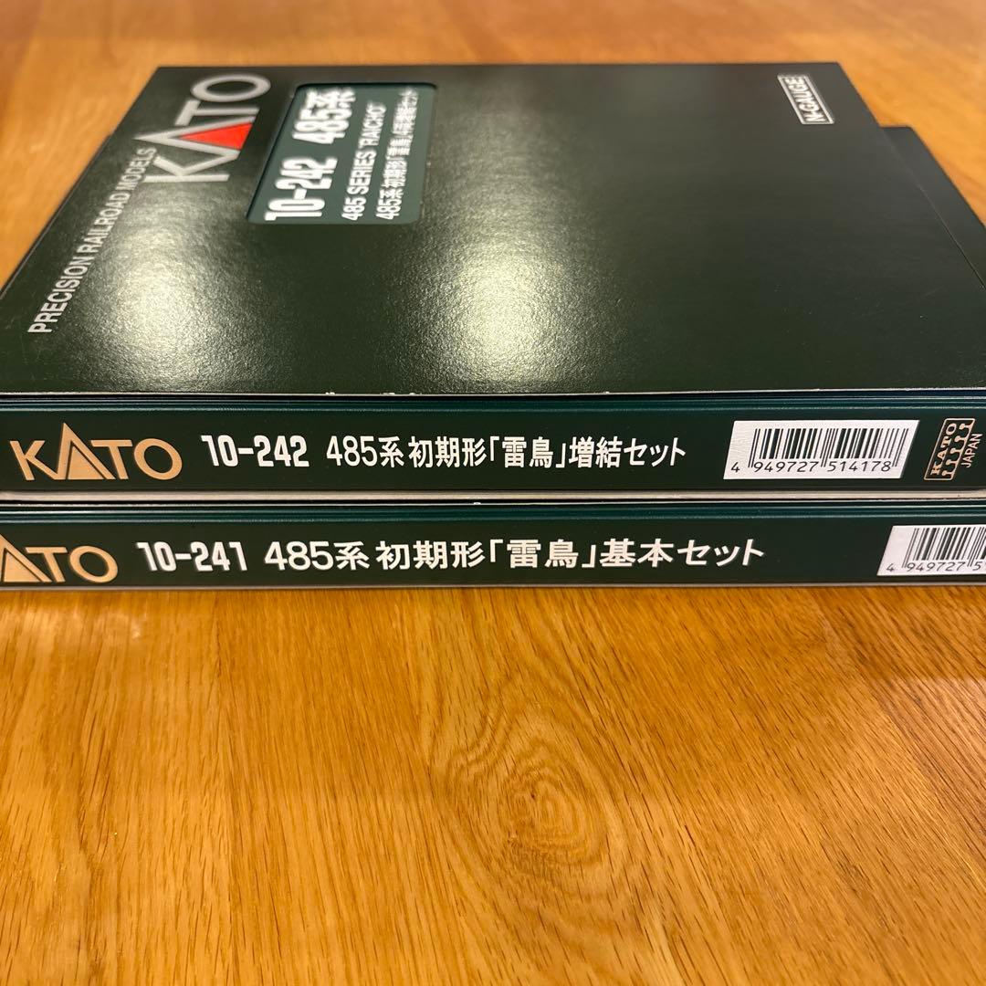 【新同】KATO 485系 初期型「雷鳥」基本増結12両フル⑥付属品未使用未開封 新同】KATO 485系 初期型「雷鳥」基本増結12両フル⑥付属品未使用未