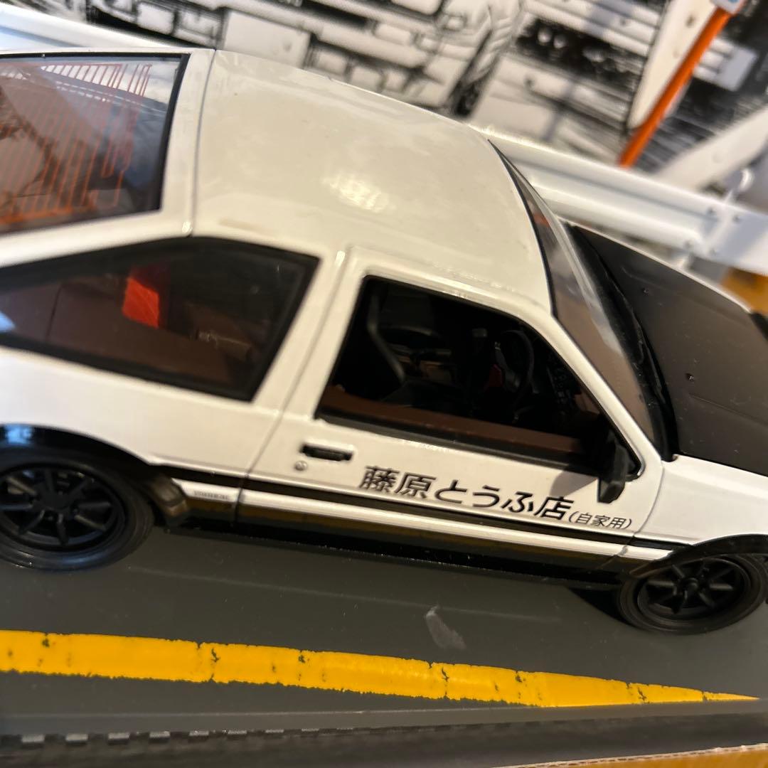 イニシャルD TOYOTA AE86 ミニカー　 台座ネジ欠品
