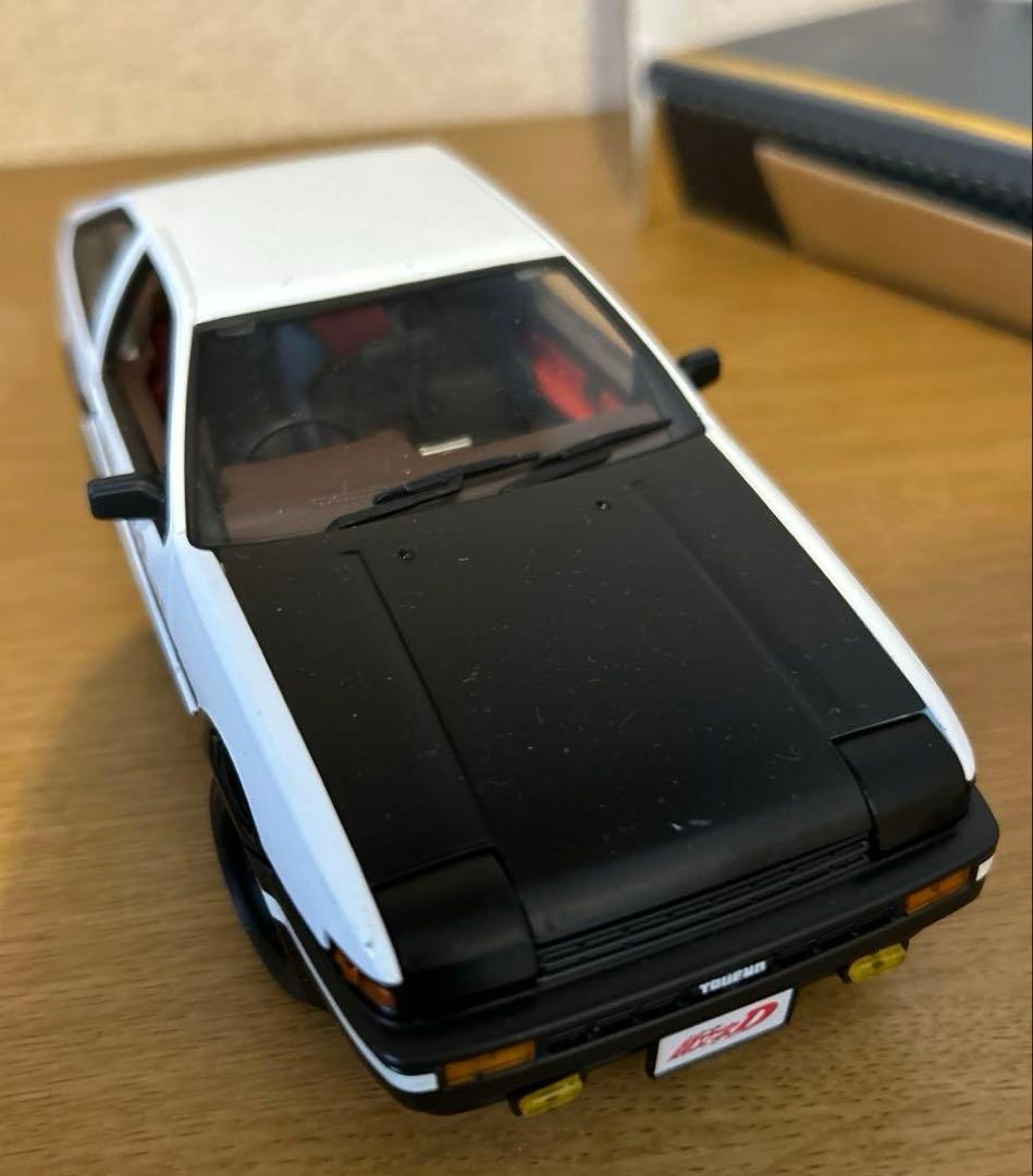 イニシャルD TOYOTA AE86 ミニカー　 台座ネジ欠品