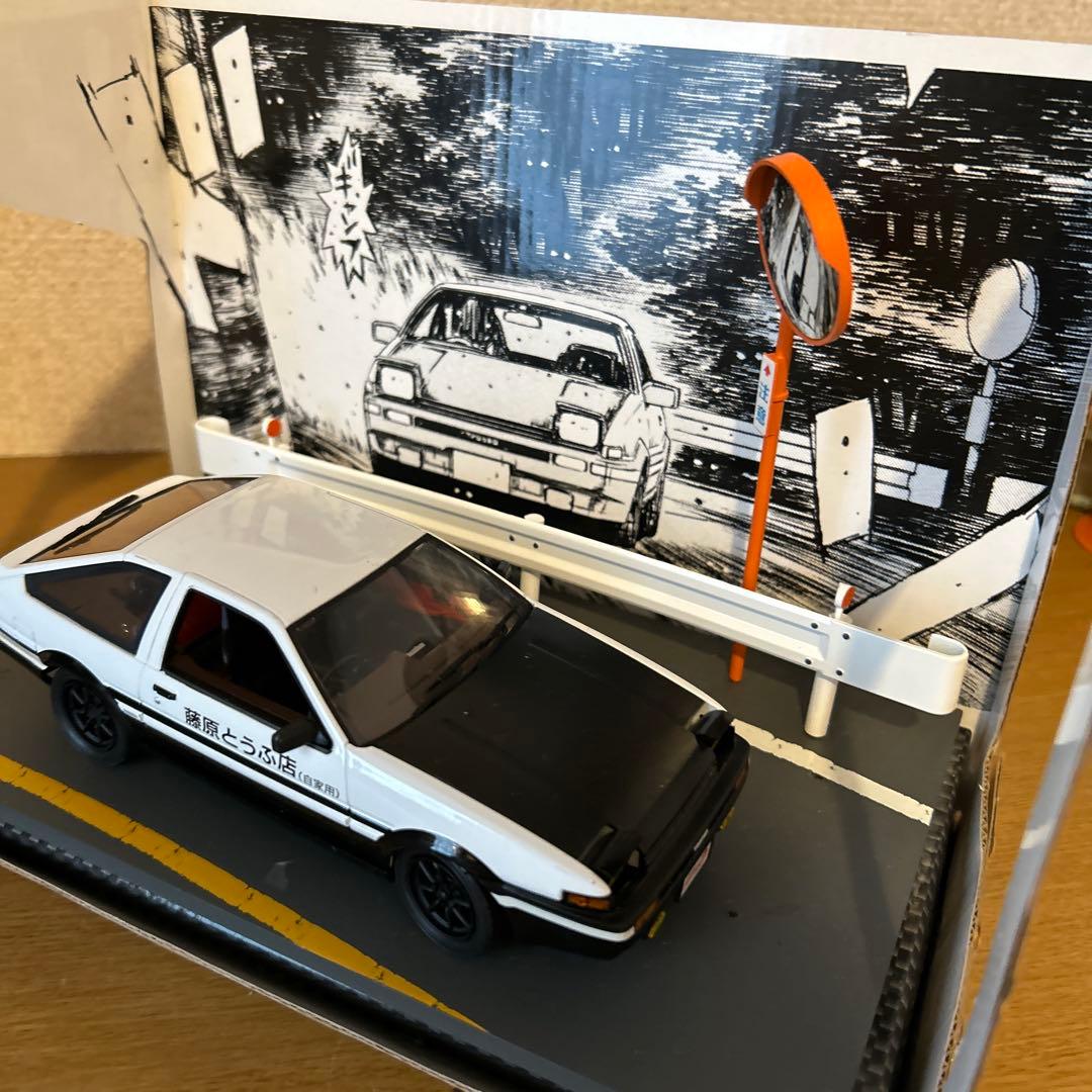 イニシャルD TOYOTA AE86 ミニカー　 台座ネジ欠品