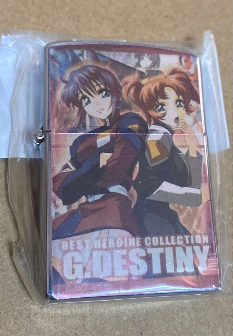 ガンダムシード 美少女 集合 オイルライター zippo 風 JY4