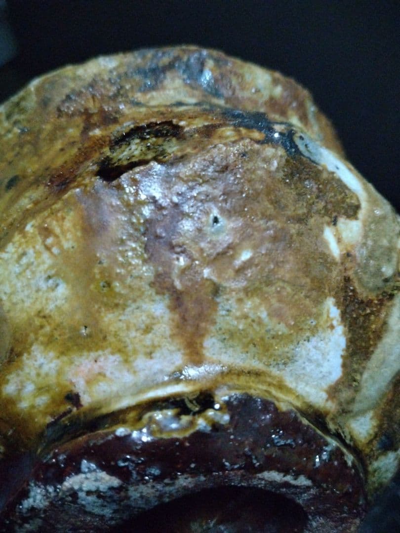 【備前焼 茶碗⑤】備前土釉薬茶碗／伝統工芸士 森本 桂／送料込み！