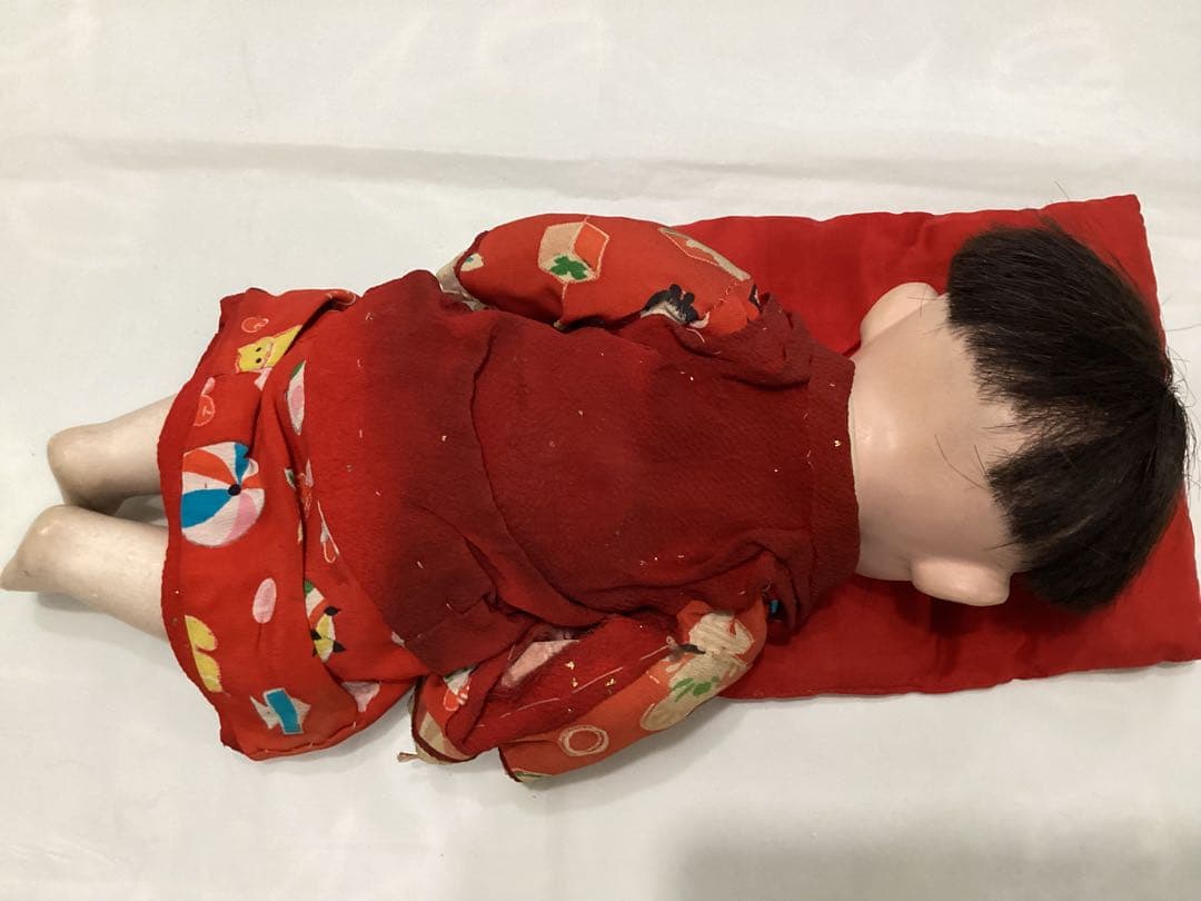 市松人形 赤ちゃん ビスクドール 大正・昭和 アンティーク人形2体セット