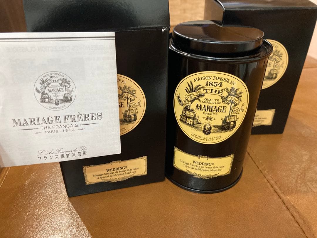 マリアージュフレール 新品未開封 ウエディング 100g リーフ 缶入り✖️4つ
