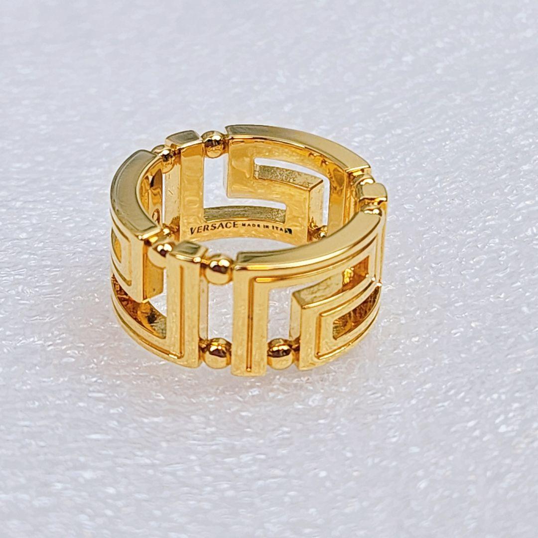 【美品】　VERSACE ヴェルサーチ リング 指輪 ゴールド 9号