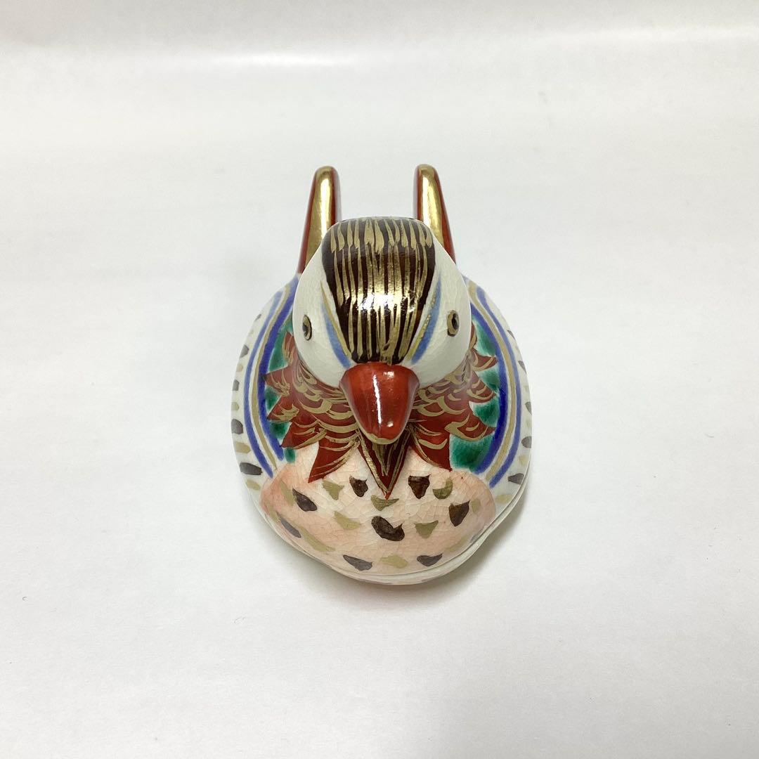 香合 色絵 おしどり 御室窯 木箱入 茶道具 古物品 - メルカリ