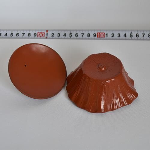 煎茶道 常滑焼 蓮に蛙 急須09