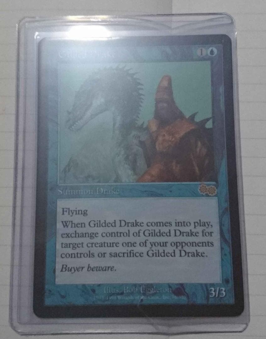 MTG 金粉のドレイク/Gilded Drake 英語版