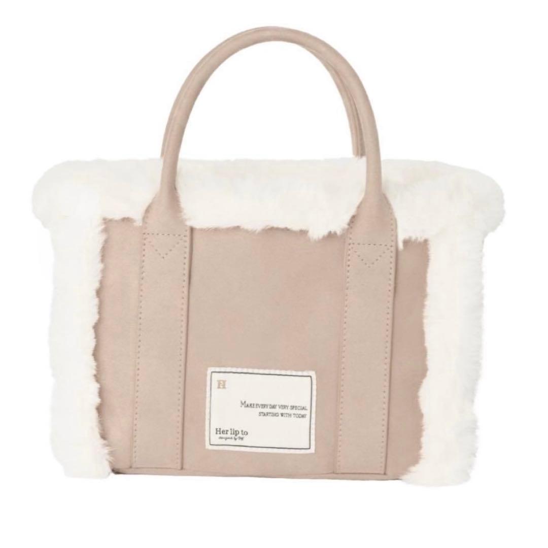 本日限定　Herlipto Cozy winter tote bag