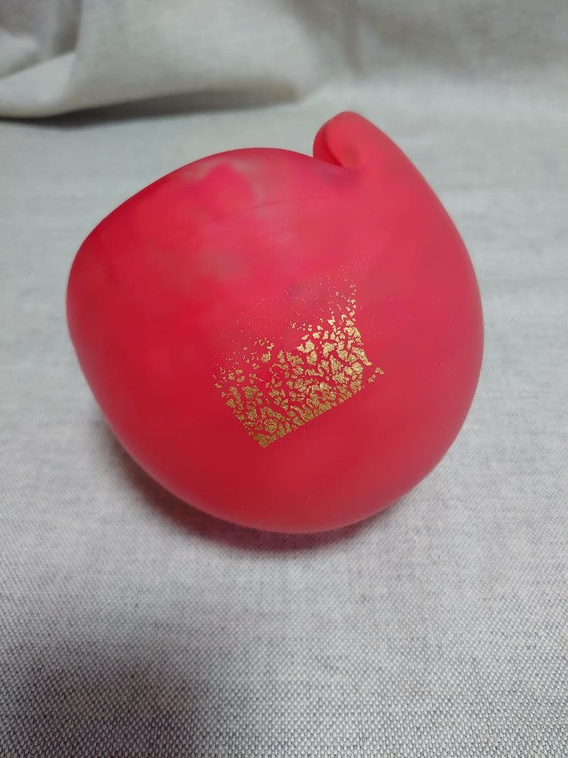 藤田喬平 手吹 金彩 灰皿 ガラス 2個 美術品・アンティーク・コレクション