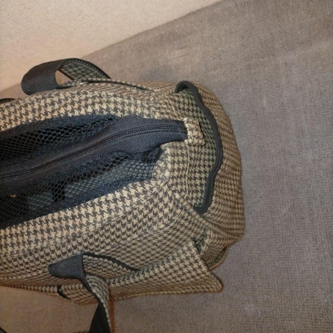 中型犬用チェック柄キャリーバッグ ドッグ＆キャッツ PIPI 犬用品